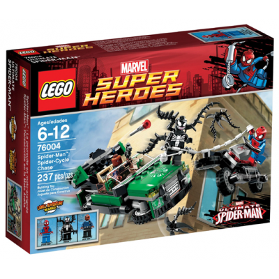 LEGO SUPER HEROS Spider-Man: Poursuite en moto araignée 2013